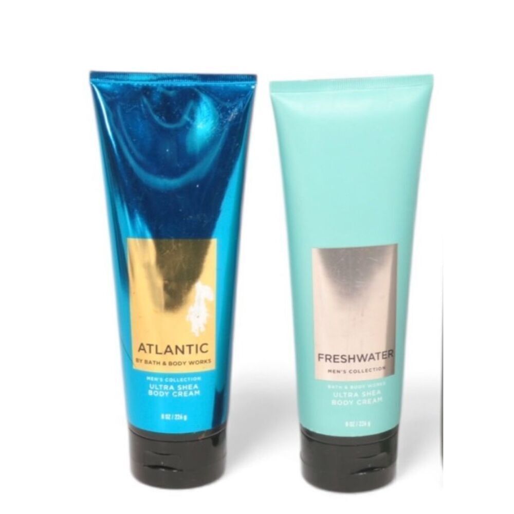 Bath & Body Works Men’s 2pc Ultra Shea Body Cream Atlantic & Freshwater